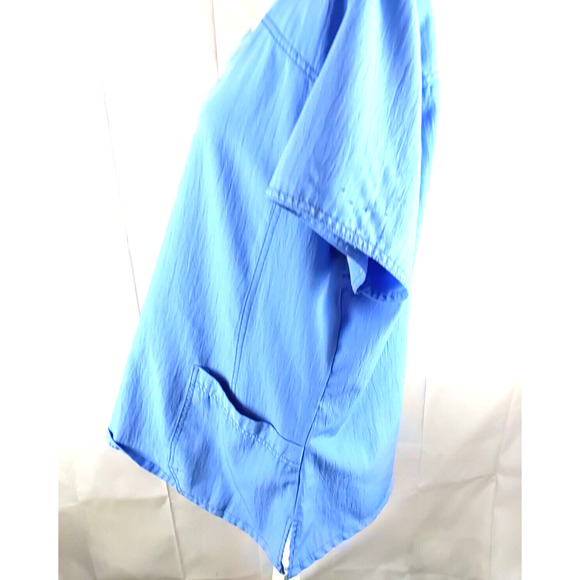 Wonder Wink Woman Scrub Top Periwinkle Blue Size X L Flaw - Picture 5 of 7